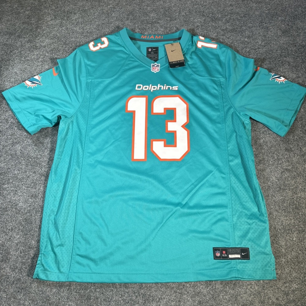 Miami Dolphins Dan Marino #13 Nike Aqua Retired Official NFL Jersey Men's XXL